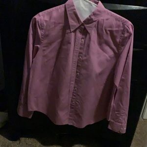 Ralph Lauren, button down blouse, size large